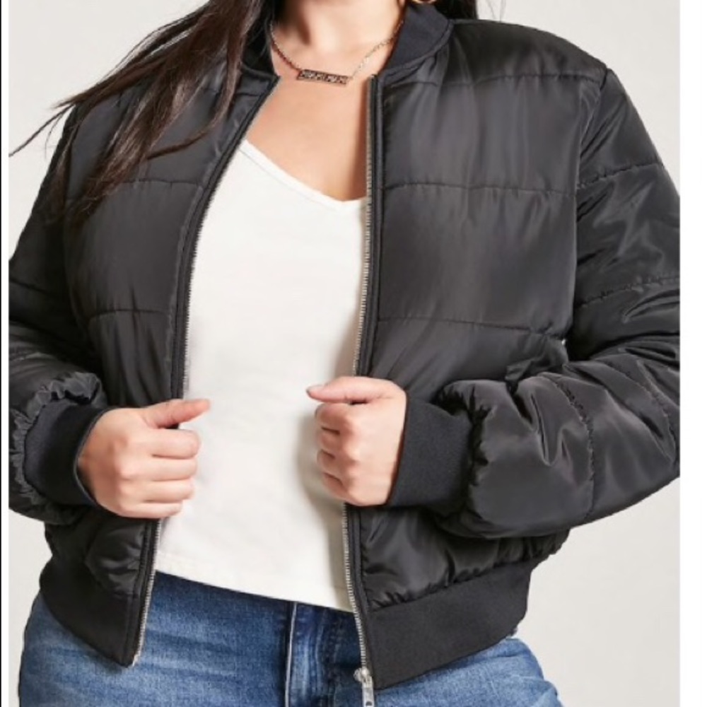 Puffer Bomber Jacket - Picture 2 of 4